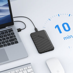 Orico 25PW1C-C3 2.5" HDD/SSD USB-C 3.1 6Gb/s Disk Drive - juodos spalvos - Image 3