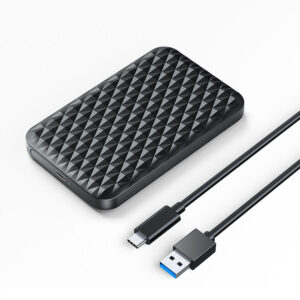 Orico 2520C3-V1 2.5" HDD/SSD USB-C 5Gb/s Disk Drive - juodos spalvos