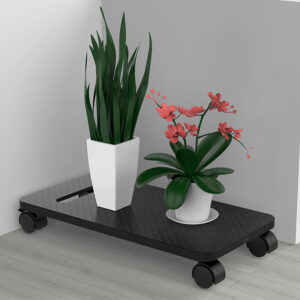 Orico CPB1 Computer Stand with Wheels - juodos spalvos - Image 4