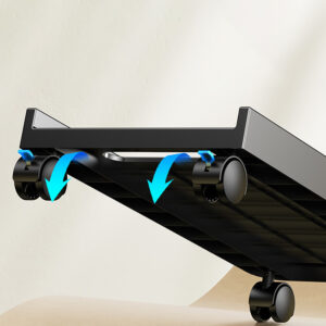 Orico CPB2 Computer Stand with Wheels - juodos spalvos - Image 2