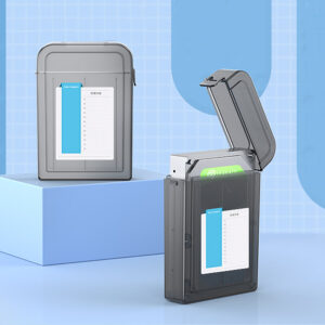 Orico PPH-25 protective case 2.5" disk box - semi-transparent, pilkos spalvos - Image 4