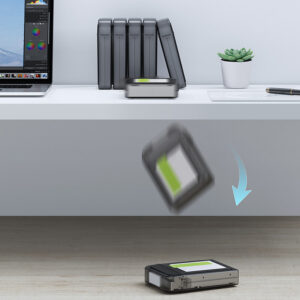 Orico PPH-35 protective case 3.5" disk box - semi-transparent, pilkos spalvos - Image 5