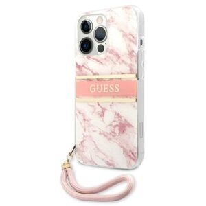 Guess Marble Strap - dėklas skirtas Apple iPhone 13 Pro Max Pink - Image 2