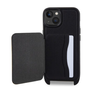 Karl Lagerfeld Crosssbody NFT Saffiano Karl & Choupette - dėklas skirtas Apple iPhone 14 Plus Black - Image 4