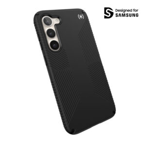 Speck Presidio2 Grip - Anti-slip dėklas skirtas Samsung Galaxy S23+ Black/Black/White - Image 1