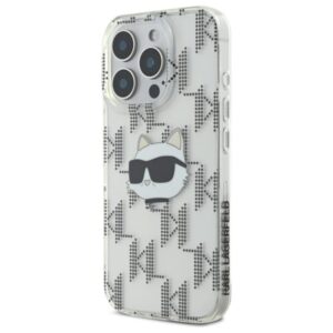 Karl Lagerfeld IML Choupette Head Electroplated - dėklas skirtas Apple iPhone 16 Pro transparent - Image 2