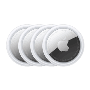 Apple Airtag 4 Pack - baltos spalvos