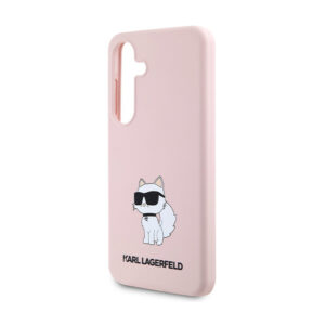 Karl Lagerfeld Silicone Choupette - Samsung Galaxy S24 Case pink - Image 6