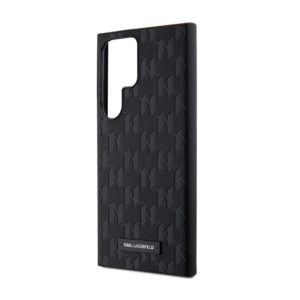 Karl Lagerfeld Saffiano Monogram Metal Logo - Case Samsung Galaxy S24 Ultra czarny - Image 6