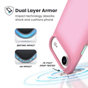 Speck Presidio Lux MagSafe - dėklas Apple iPhone Air Ibis Pink / Dark Ibis / Kanon Green - Image 2