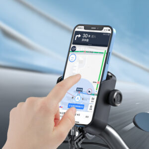 Joyroom JR-ZS431 phone holder for bike, motorcycle, scooter - juodos spalvos - Image 3