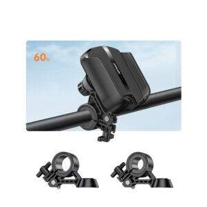 Joyroom JR-ZS431 phone holder for bike, motorcycle, scooter - juodos spalvos - Image 5