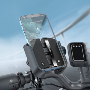 Joyroom JR-ZS431 phone holder for bike, motorcycle, scooter - juodos spalvos - Image 6