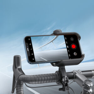 Joyroom JR-ZS431 phone holder for bike, motorcycle, scooter - juodos spalvos - Image 7