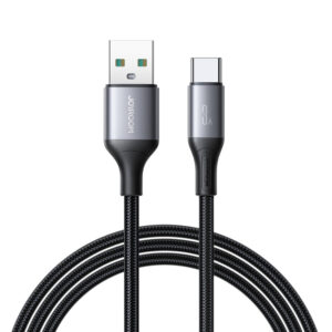 Joyroom S-A28 Flash Series 3A USB-A - USB-C cable 2m - juodos spalvos