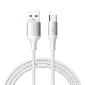 Joyroom S-A28 Flash Series 3A USB-A - USB-C Cable 2m - baltos spalvos