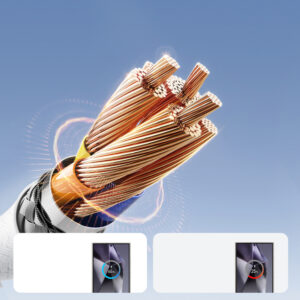 Joyroom S-A28 Flash Series 3A USB-A - USB-C Cable 2m - baltos spalvos - Image 3