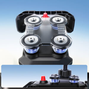 Joyroom JR-ZS428 shockproof handlebar holder for motorcycle, bike, scooter - juodos spalvos - Image 2