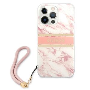 Guess Marble Strap - dėklas skirtas Apple iPhone 13 Pro Max Pink - Image 3