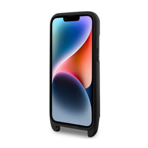 Karl Lagerfeld Crosssbody NFT Saffiano Karl & Choupette - dėklas skirtas Apple iPhone 14 Plus Black - Image 5