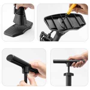 Wozinsky WPR-02 Floor Bicycle Pump - Black - Image 3