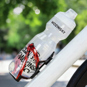 Wozinsky WUR-01BR Bike Bottle Holder Basket - Black and Red - Image 4