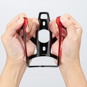 Wozinsky WUR-01BR Bike Bottle Holder Basket - Black and Red - Image 6