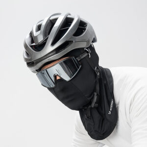 Wozinsky WKM-02B Balaclava Face Mask Motorcycle Bicycle Balaclava with Glasses Holes - Black - Image 3