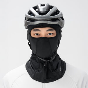 Wozinsky WKM-02B Balaclava Face Mask Motorcycle Bicycle Balaclava with Glasses Holes - Black - Image 5