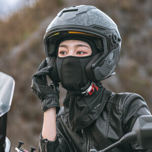 Wozinsky WKM-03B face mask motorcycle bicycle winter balaclava - black - Image 8