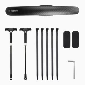 Wozinsky WBR-01 universal adjustable bicycle fender - black - Image 4