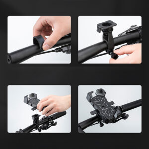 Wozinsky WUD-01B Handlebar Phone Holder for Bike - Black - Image 8