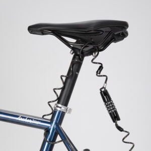 Wozinsky WBN-01R bicycle lock for a bicycle helmet, waterproof, 4-digit combination - black - Image 4