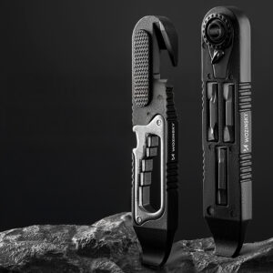 Wozinsky WZK-L2 14-in-1 Bicycle Tool Set, Multitool, Allen Keys, Tire Lever - Black - Image 6