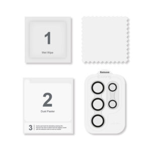 Crong Lens Ring - Apsauginis stiklas skirtas the camera lens Samsung Galaxy S24 Ultra (clear) - Image 3