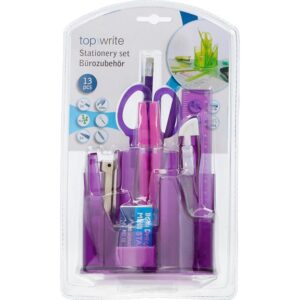 Topwrite - Desk Holder 13 elements (Purple) - Image 1