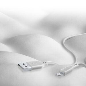 Cellularline Soft Cable - USB-A to Lightning cable MFi certified 1.2 m grey - Image 2