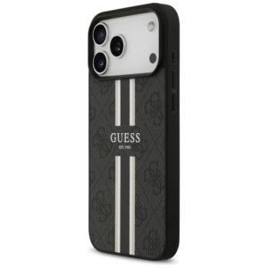 Guess 4G Printed Stripes MagSafe - Case Apple iPhone 17 Pro Max black - Image 2