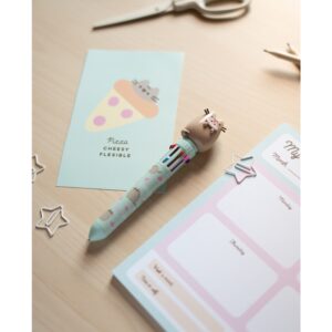 Pusheen - Automatic ballpoint pen 10 colours with 3D topper the Foodie collection - Image 4