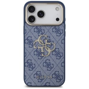 Guess 4G Big 4G Classic Logo - dėklas skirtas Apple iPhone 17 Pro Max Blue / Gold - Image 3