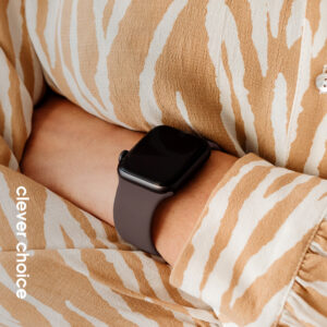 Crong Liquid – Strap for Apple Watch 44/45/46/49 mm (brown) - Image 3