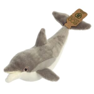 Eco Nation – Plush Toy / Cuddly Dolphin 38 cm Eco-Friendly - Image 3