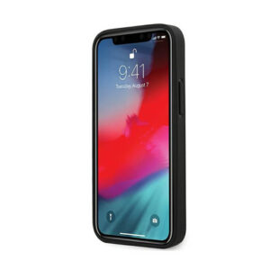 BMW Smooth PU Leather - dėklas skirtas Apple iPhone 12 mini Black - Image 5