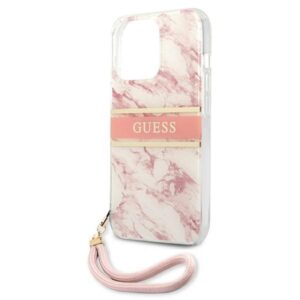 Guess Marble Strap - dėklas skirtas Apple iPhone 13 Pro Max Pink - Image 6