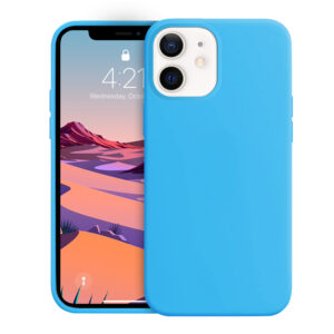 Crong Color Cover - Flexible dėklas skirtas Apple iPhone 12 Mini Blue - Image 1