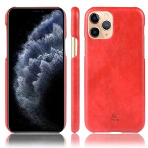 Crong Essential Cover - PU Leather dėklas skirtas Apple iPhone 11 Pro Max Red - Image 4