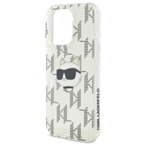 Karl Lagerfeld IML Choupette Head Electroplated - dėklas skirtas Apple iPhone 16 Pro transparent - Image 6