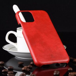 Crong Essential Cover - PU Leather dėklas skirtas Apple iPhone 11 Pro Max Red - Image 5