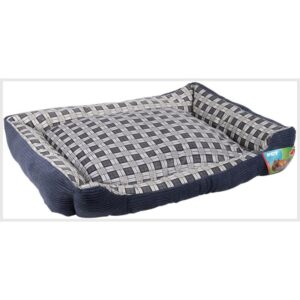 Soft bed sofa for a dog 90 x 70 x 20 cm, size XL (navy blue) - Image 2