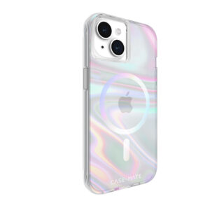Case-Mate Soap Bubble MagSafe - dėklas skirtas Apple iPhone 15 / Apple iPhone 14 / Apple iPhone 13 Iridescent - Image 2